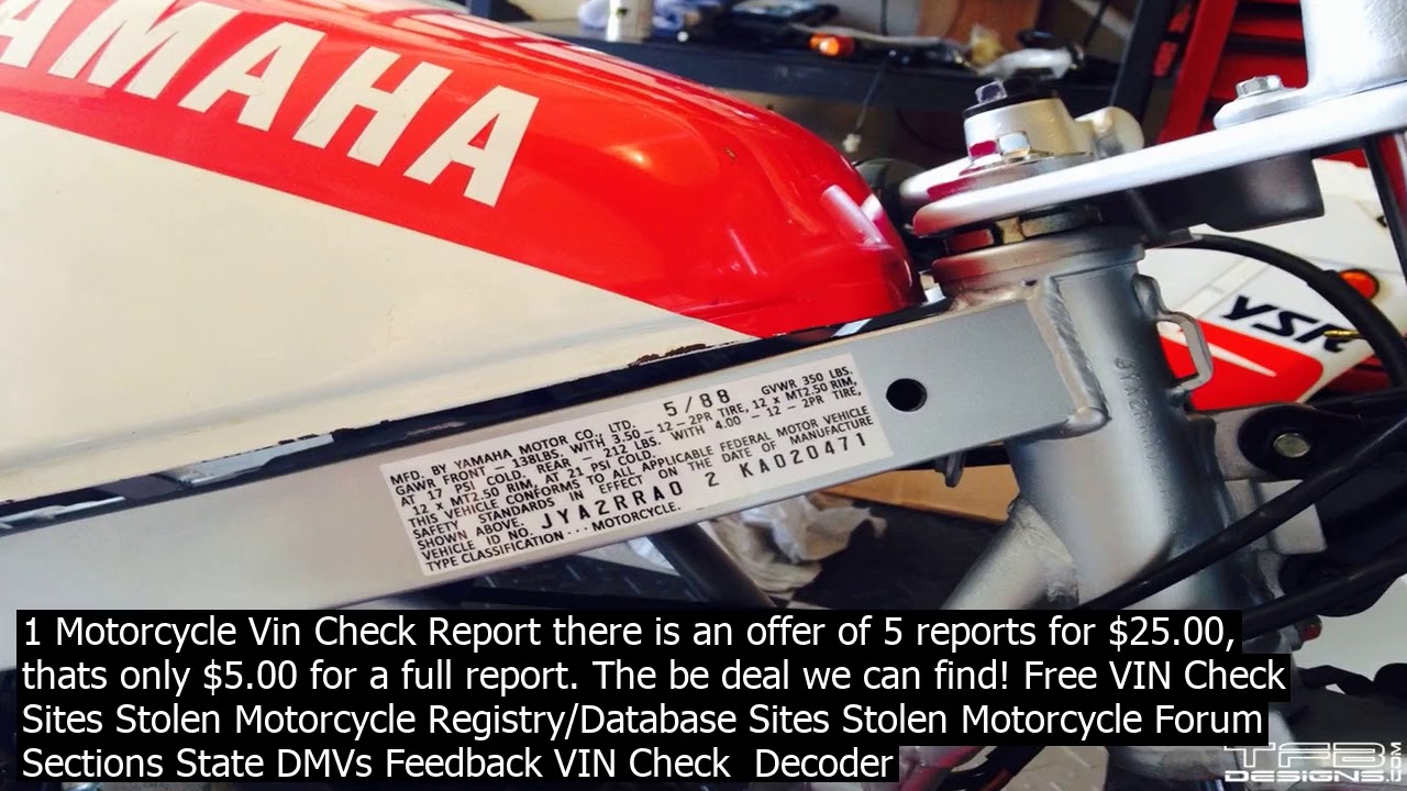 motorcycle engine serial number lookup
